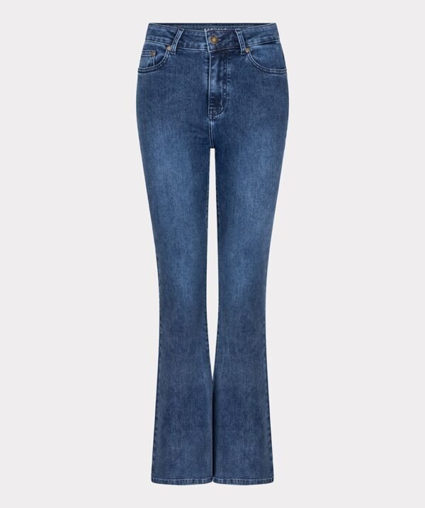 Esqualo Flare Jeans Stretch Jeans Blauw W24.12705 - Afbeelding 6