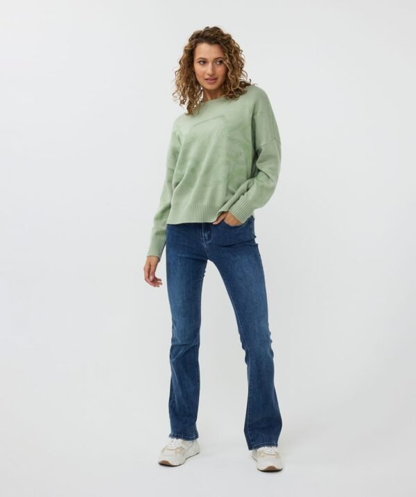 Esqualo Flare Jeans Stretch Jeans Blauw W24.12705 - Afbeelding 2