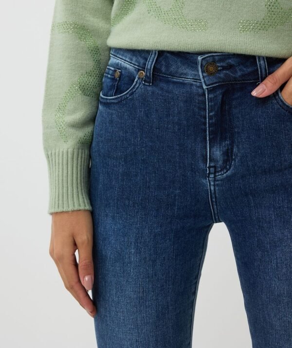 Esqualo Flare Jeans Stretch Jeans Blauw W24.12705 - Afbeelding 3