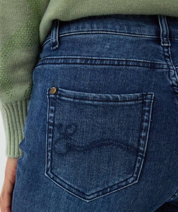 Esqualo Flare Jeans Stretch Jeans Blauw W24.12705 - Afbeelding 4