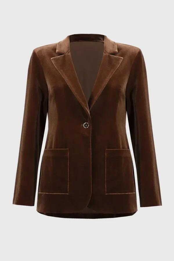 Joseph Ribkoff Blazer 244022 Bruin Bronze - Afbeelding 7
