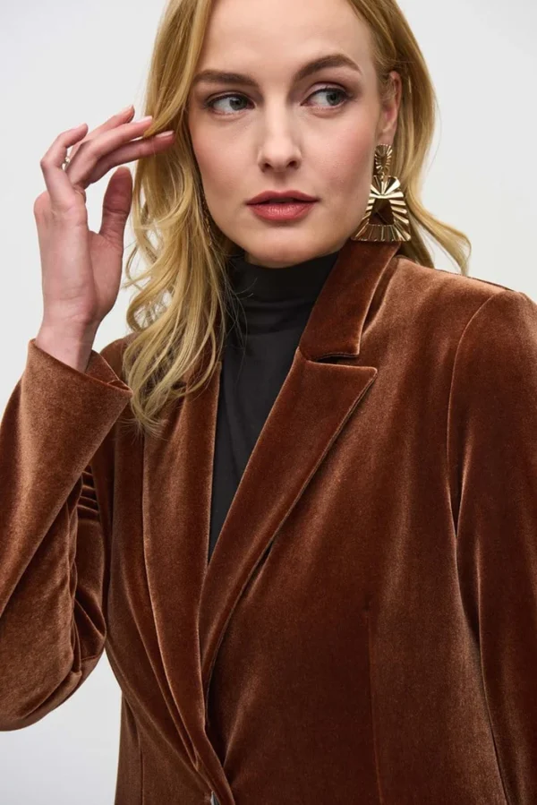 Joseph Ribkoff Blazer 244022 Bruin Bronze - Afbeelding 4