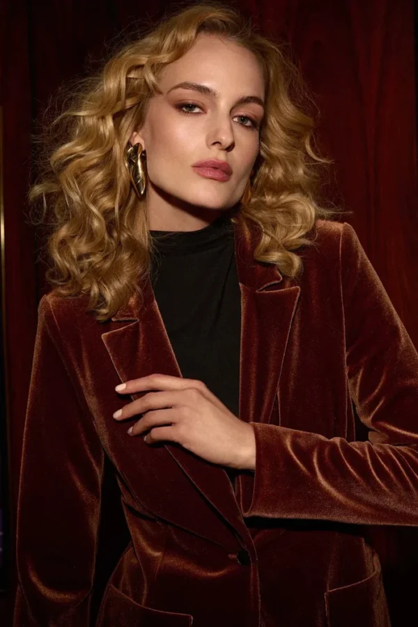 Joseph Ribkoff Blazer 244022 Bruin Bronze - Afbeelding 6