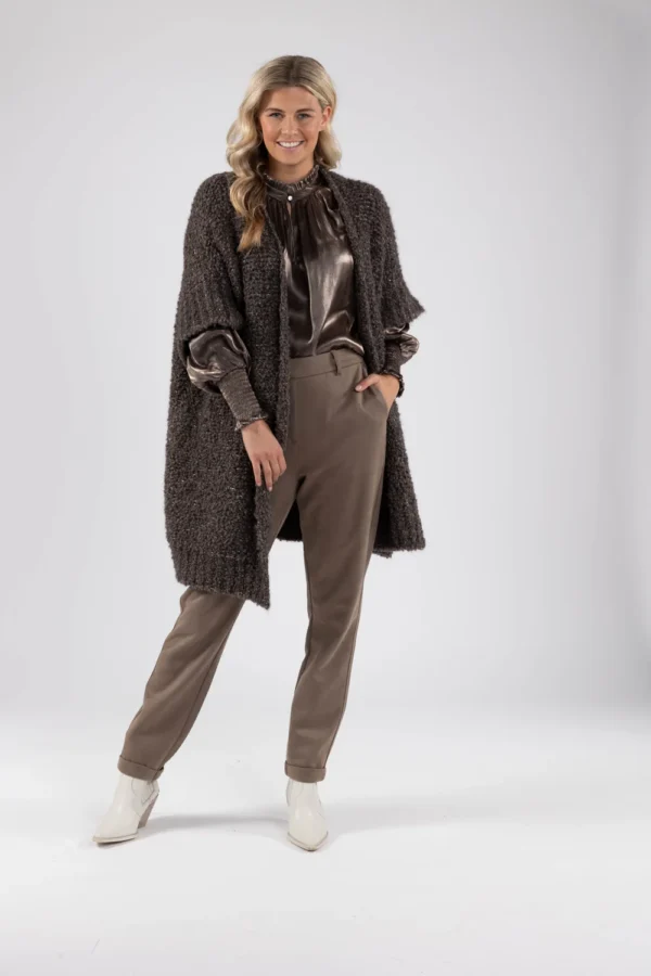 Nukus Vest Bess FW24096 Walnut - Afbeelding 3