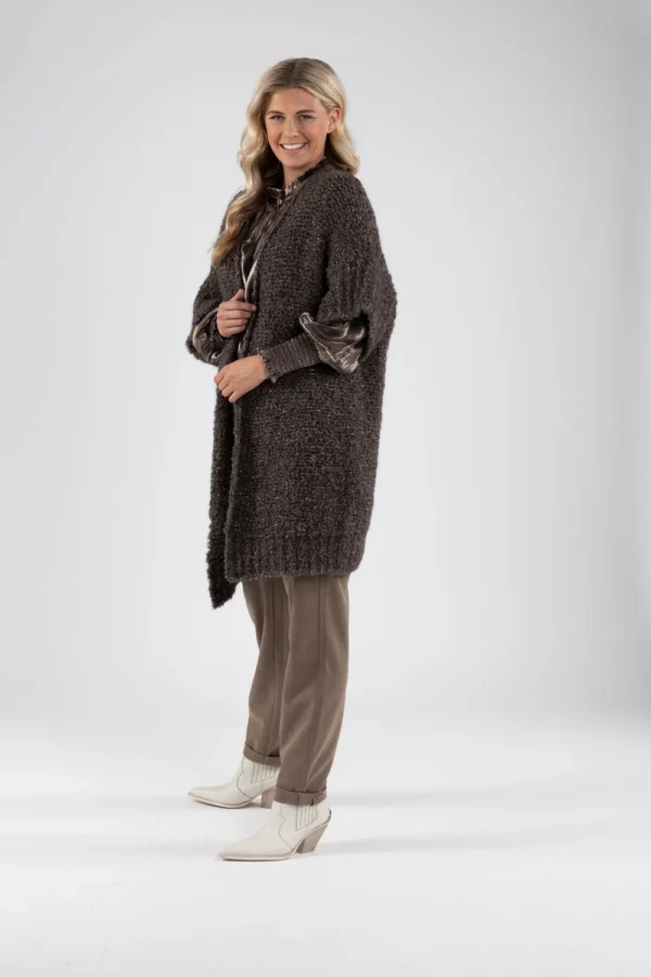 Nukus Vest Bess FW24096 Walnut - Afbeelding 4
