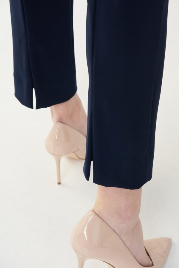 Joseph Ribkoff Klassieke Rechte Broek 143105NOS Donkerblauw - Afbeelding 3