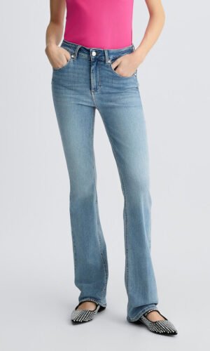 Liu Jo High-Rise Bootcut Jeans UA5039-D4615 Denim Blue