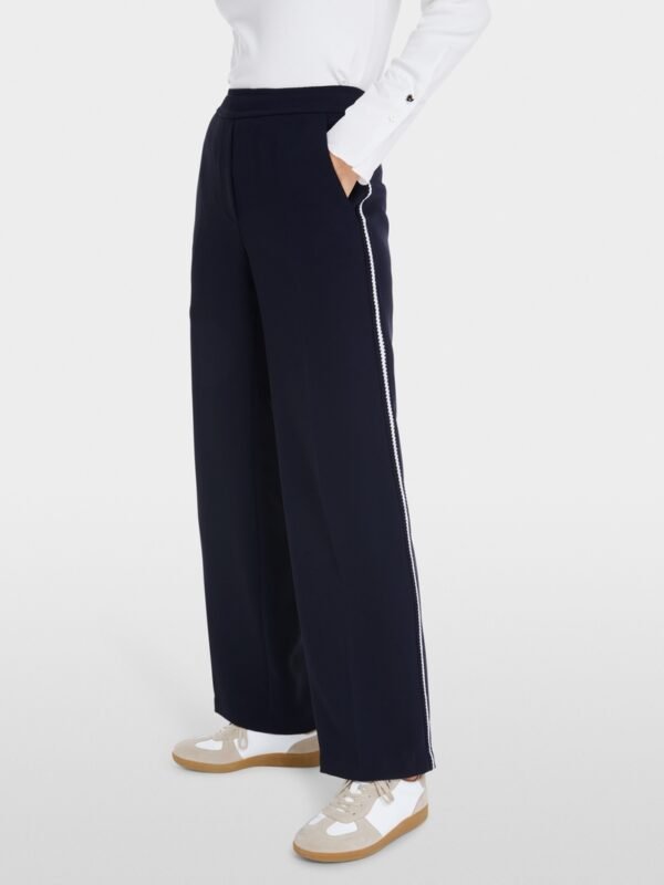 MarcCain Effen Slip-on Broek WASHINGTON Navy - Afbeelding 5