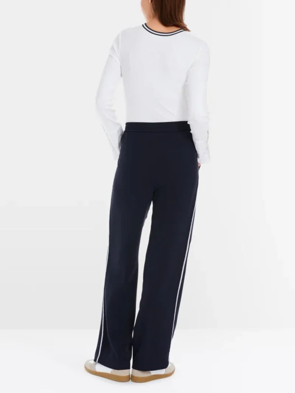 MarcCain Effen Slip-on Broek WASHINGTON Navy - Afbeelding 6