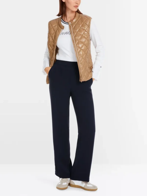 MarcCain Effen Slip-on Broek WASHINGTON Navy - Afbeelding 2