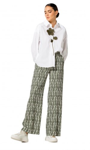 Caroline Biss Recht Vallende Broek Normal Waist 1557 Multi Color