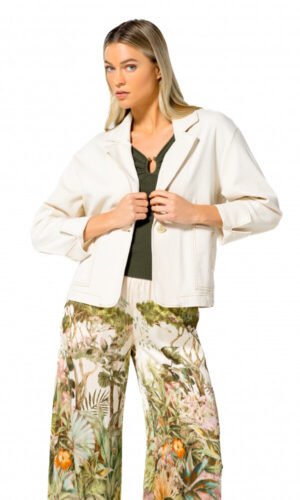 Caroline Biss Hippe Neutrale Oversized Vest 1804 Cream