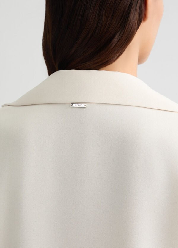 Liu Jo Blouse Strass WA5086-T0347 Licht Beige - Afbeelding 6