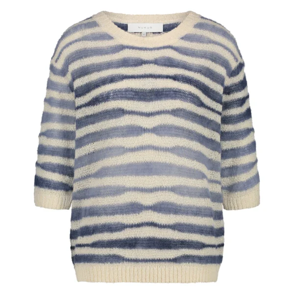 Nukus Trui Vinni Stripe NKS03012 Navy - Afbeelding 5