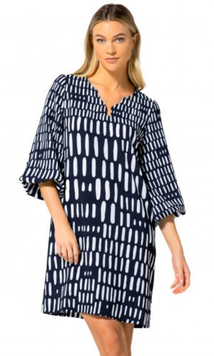 Caroline Biss Zacht Vallende Soepele Jurk 1149 Multi Color