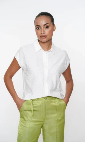 Geisha Klassieke Blouse Rhinestones 53105-26 Off-White