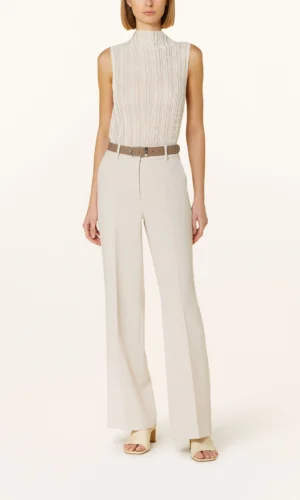Cambio Broek AMELIE Wide Leg 6052 0246-02 Beige.