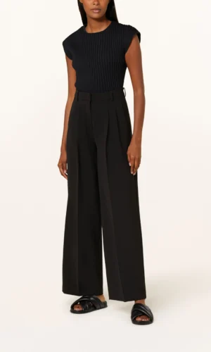 Cambio Broek ANNY Wide Leg 6052 0263-00 Zwart