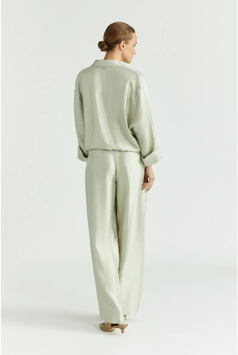 Xandres Glanzende Broek Parmis 61172 02 3491 Taupe - Afbeelding 3