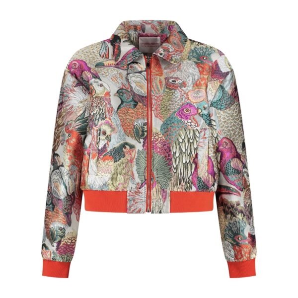 Studio Amaya Bomber Jack Hailey Multi Print 🦜