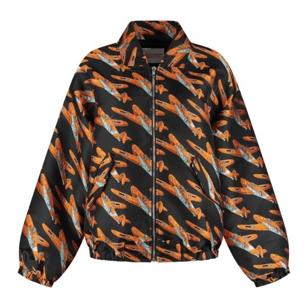 Studio Amaya Bomber Jack Sky Multi Print