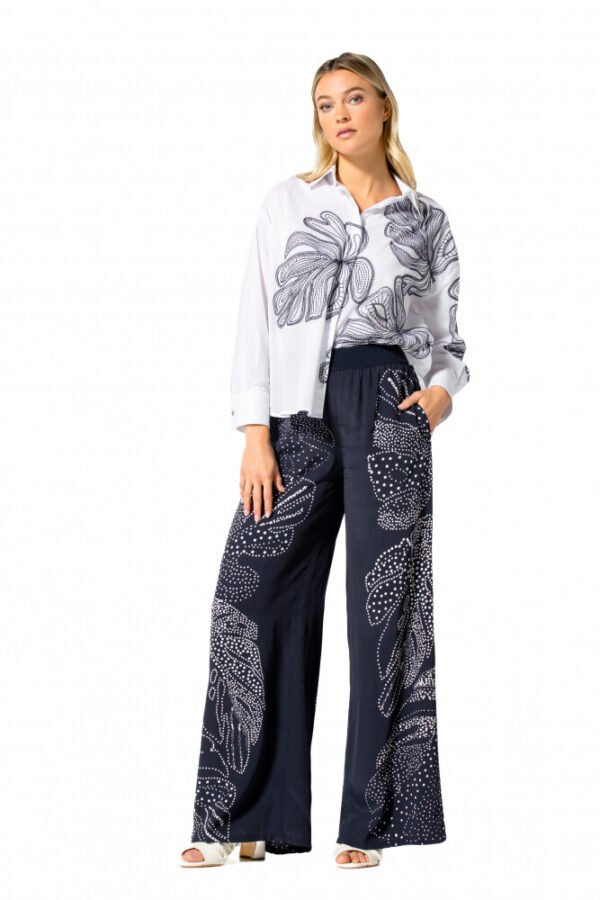 Caroline Biss Blouse Oversized Fantasie 1614 Multicolor - Afbeelding 3