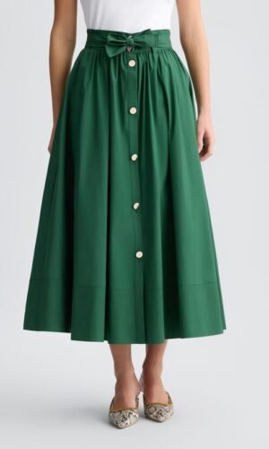 Liu Jo Green Midi Rok CA5296-TS246 Wild Jungle