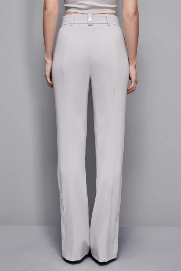 Patrizia Pepe Straight Pants 8P0677 Licht Grijs - Afbeelding 4