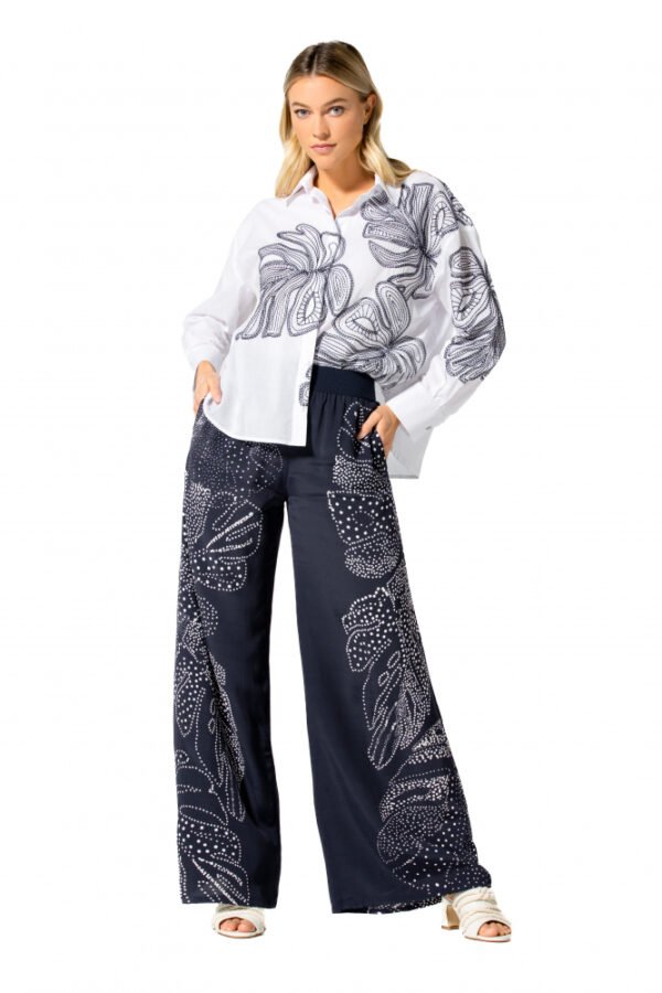 Caroline Biss Blouse Oversized Fantasie 1614 Multicolor - Afbeelding 2