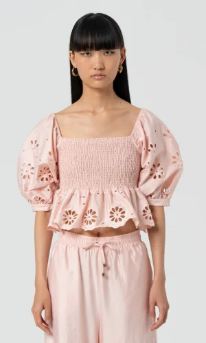 Fracomina Cropped Top FJ25ST1001W400E5 Roze