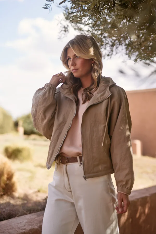 Nukus Helma Jacket NKS13005 Dark Sand