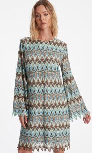 Ana Alcazar Gebreide Tuniek Jurk Zefona 041305-3681 Multi Color