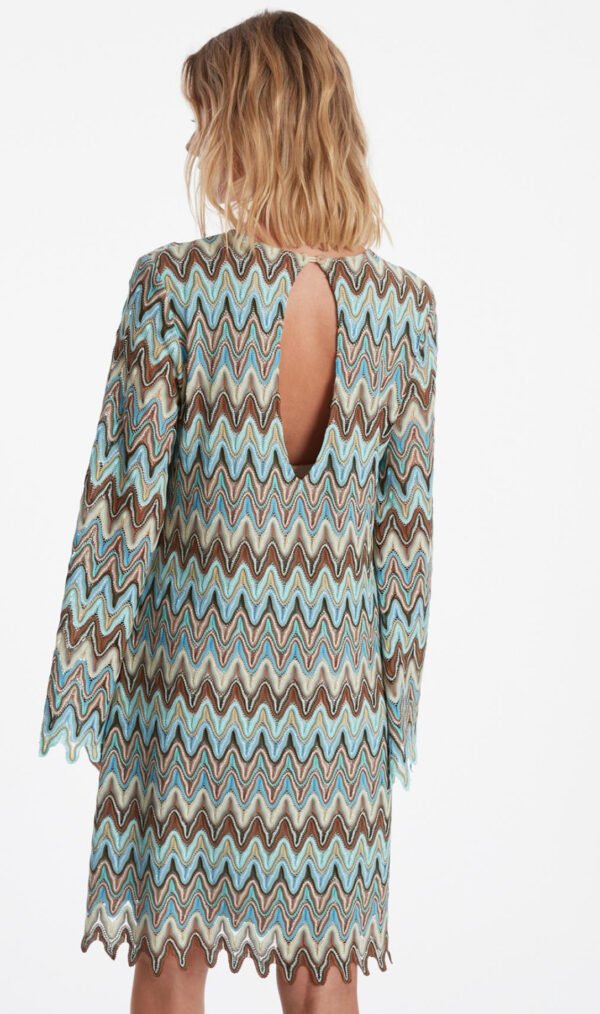 Ana Alcazar Gebreide Tuniek Jurk Zefona 041305-3681 Multi Color - Afbeelding 3