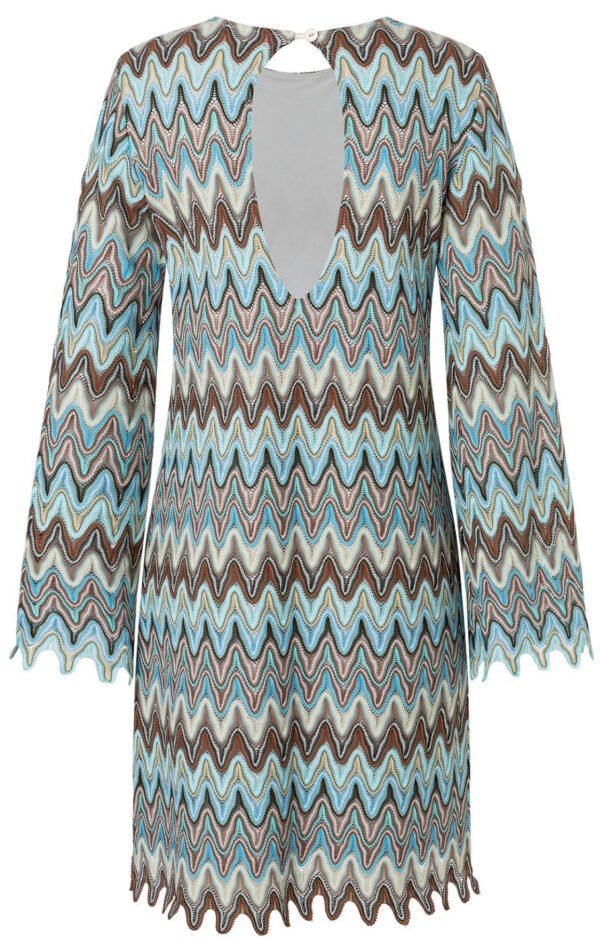 Ana Alcazar Gebreide Tuniek Jurk Zefona 041305-3681 Multi Color - Afbeelding 7