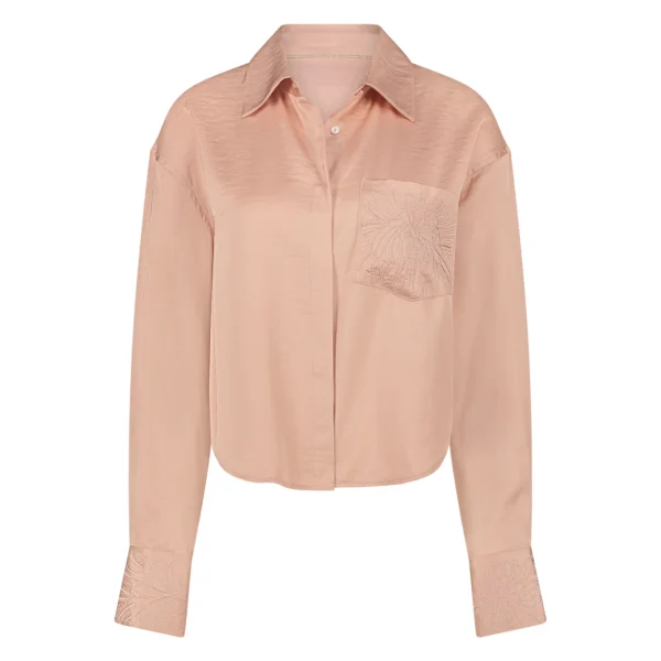 Nukus Blouse Lynn Silky NKS02053 Salmon - Afbeelding 8