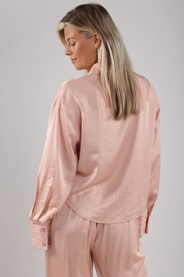 Nukus Blouse Lynn Silky NKS02053 Salmon - Afbeelding 6
