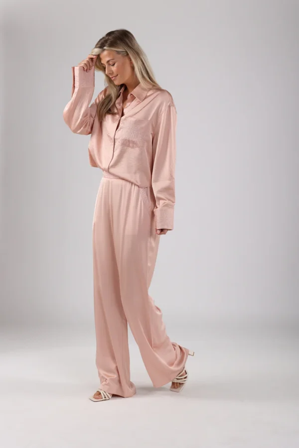 Nukus Blouse Lynn Silky NKS02053 Salmon - Afbeelding 3