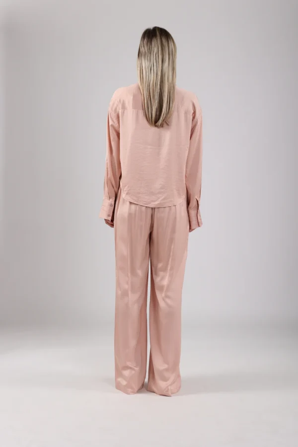 Nukus Blouse Lynn Silky NKS02053 Salmon - Afbeelding 4