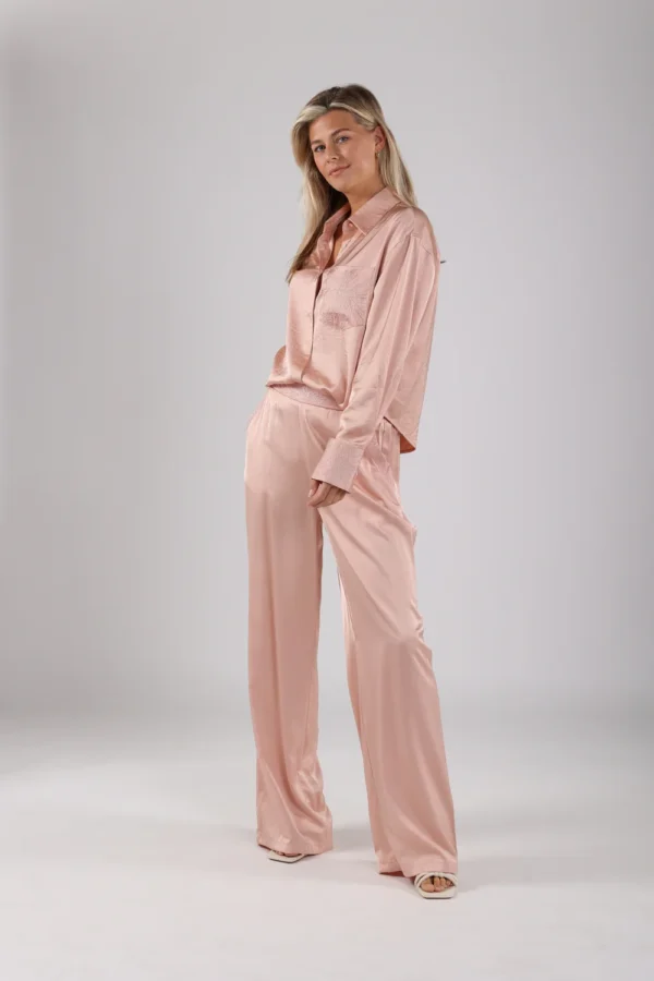 Nukus Blouse Lynn Silky NKS02053 Salmon - Afbeelding 2