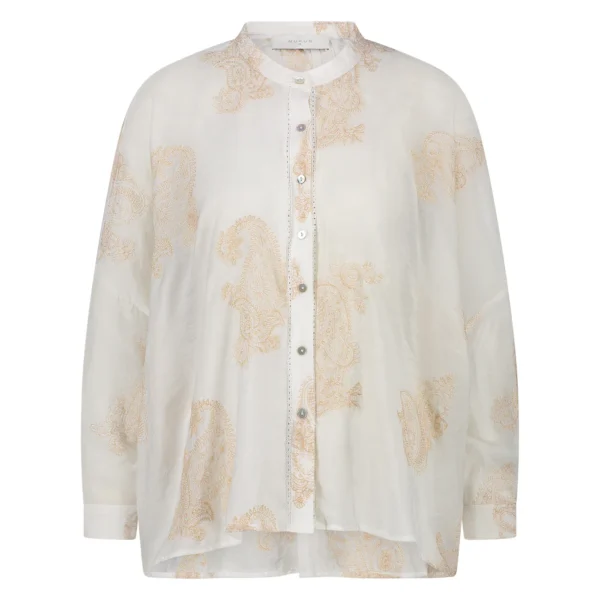 Nukus Blouse Rosan Embroidery NKS02077 Off White - Afbeelding 5
