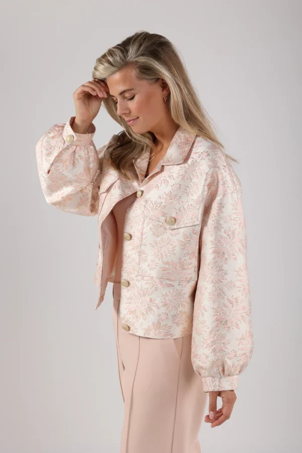 Nukus Harmony Jacket Flower NKS13002 Powder - Afbeelding 4