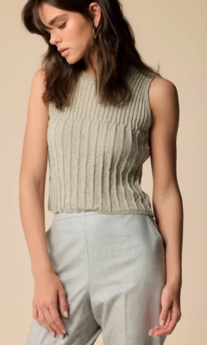 Kocca Korte Top Norberta P25PTP5675ABUN0000 Beige