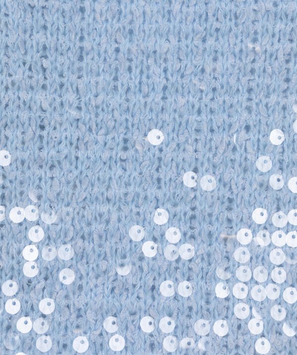 Esqualo Sweater Trui Sequins SP25.02021 in de kleur Sky Blue - Afbeelding 6