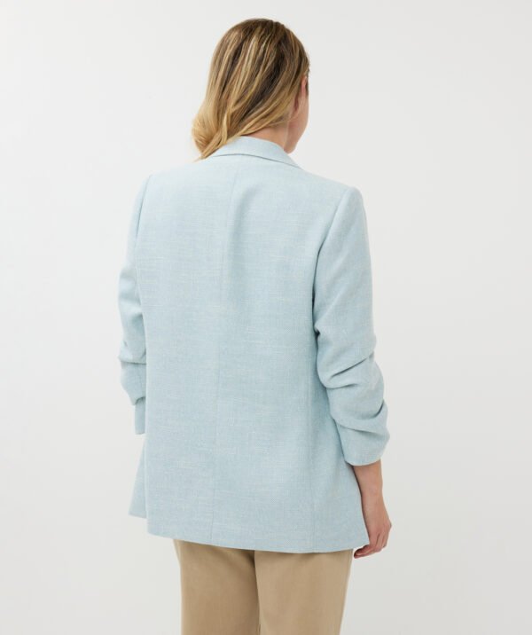 Esqualo Blazer Linnen Look SP25.10010 Sky Blue - Afbeelding 4