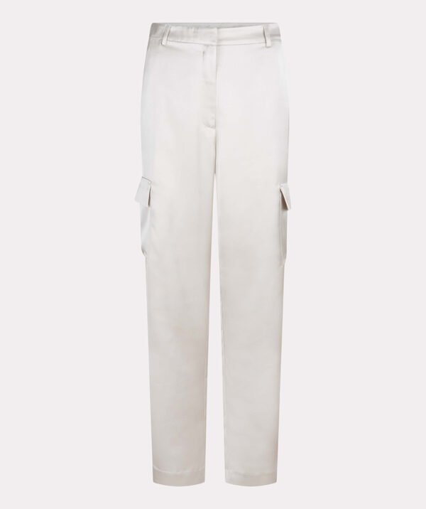 Esqualo Broek Cargo Satin SP25.10024 Light Stone - Afbeelding 10