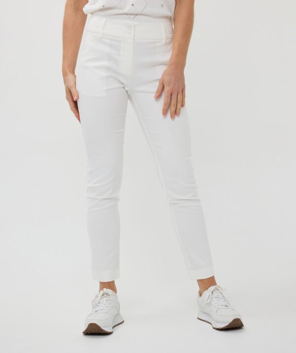 Esqualo Chino Broek SP25.10026 Off White 