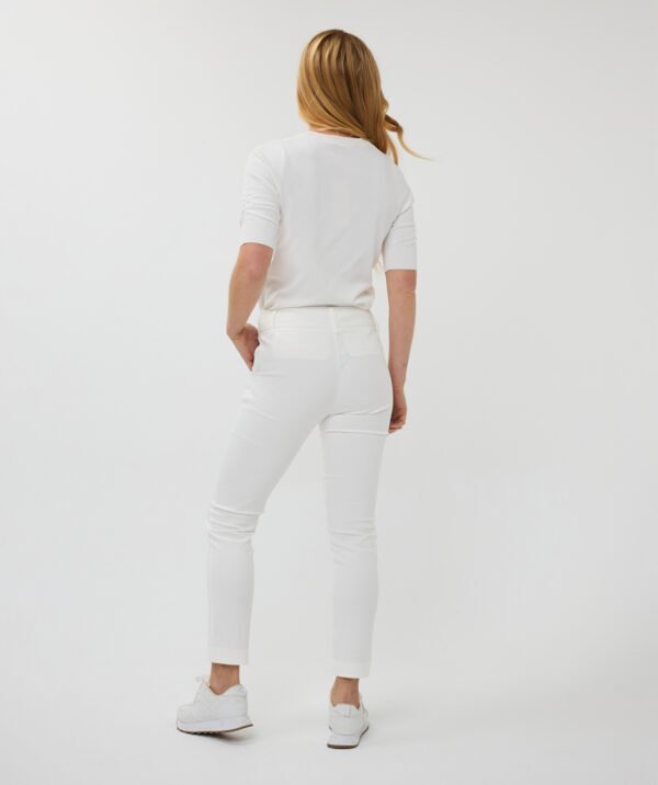 Esqualo Chino Broek SP25.10026 Off White  - Afbeelding 3