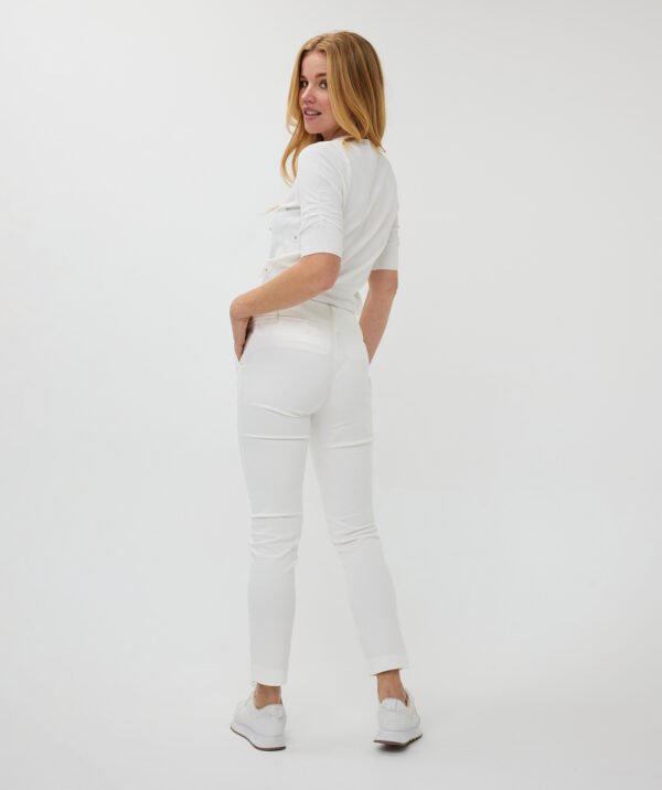 Esqualo Chino Broek SP25.10026 Off White  - Afbeelding 4
