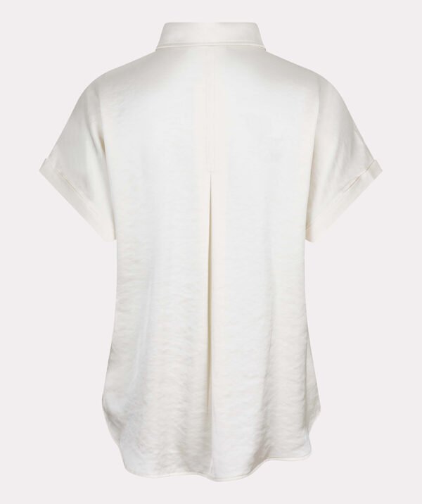 Esqualo Blouse Satin Look SP25.10029 Off White - Afbeelding 8