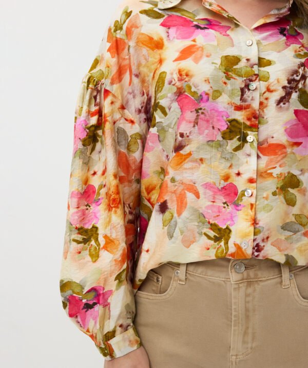 Esqualo Blouse SP25.15002 Flower Print - Afbeelding 4